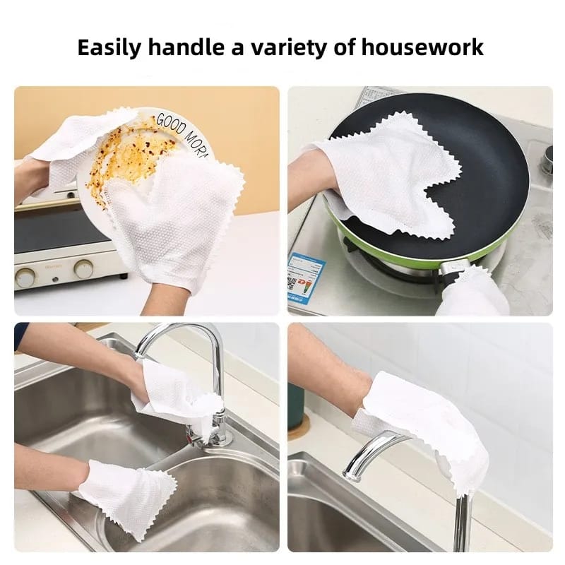 Dust removal gloves