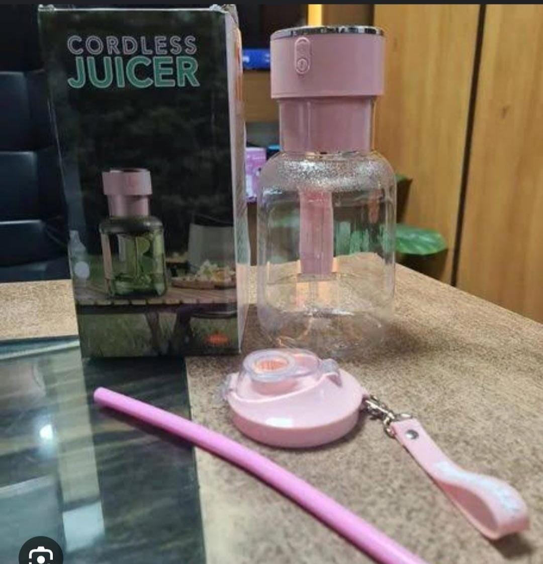 High quality 2in1 cordless rechargeable portable blender juicer