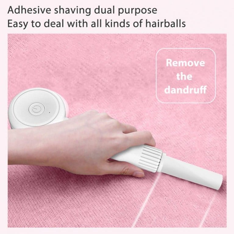 2 in 1 Electric Lint Remover Hairball Trimmer Clothes USB Rechargeable Sweater Shaver Hairball Sticky Roller