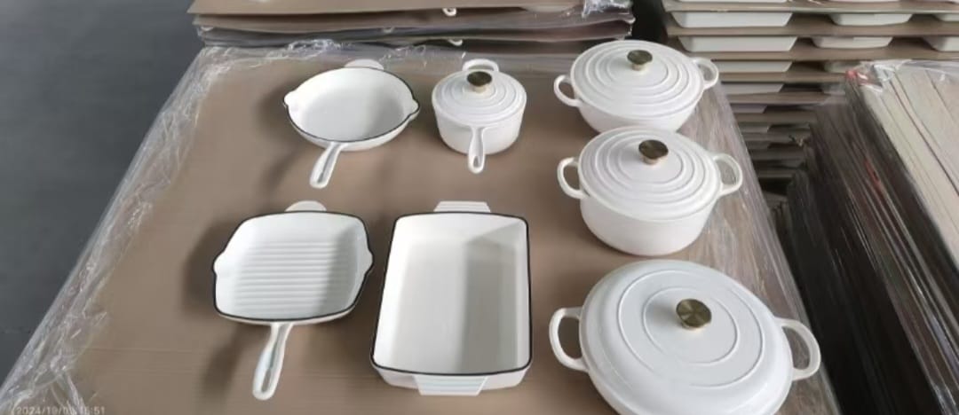 11pcs cast iron cookware