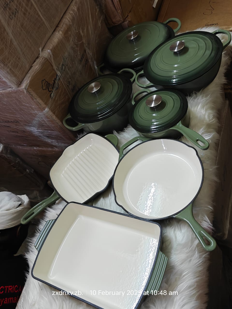 11pcs cast iron cookware
