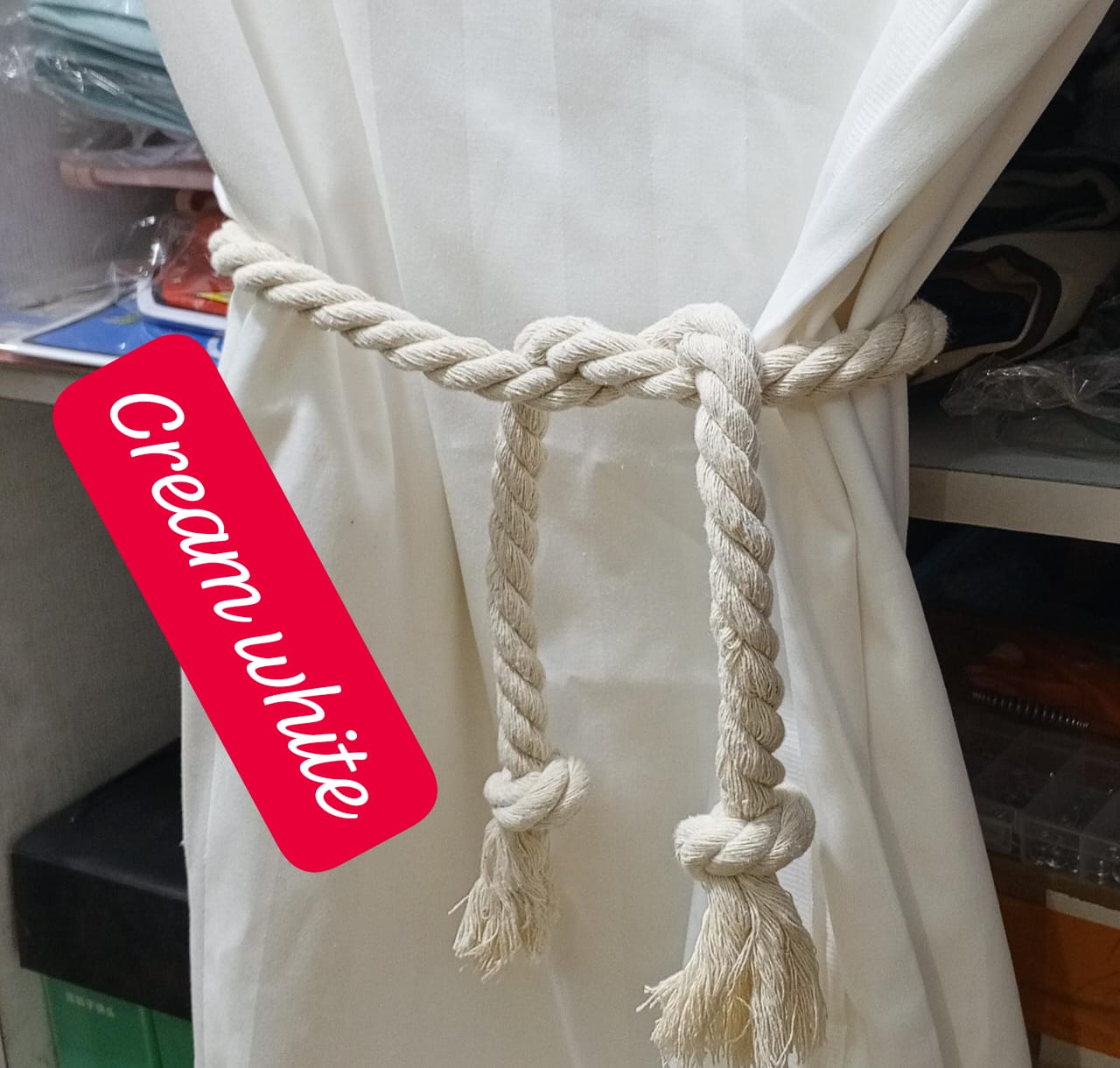 2 Pack Curtain Tiebacks Rope