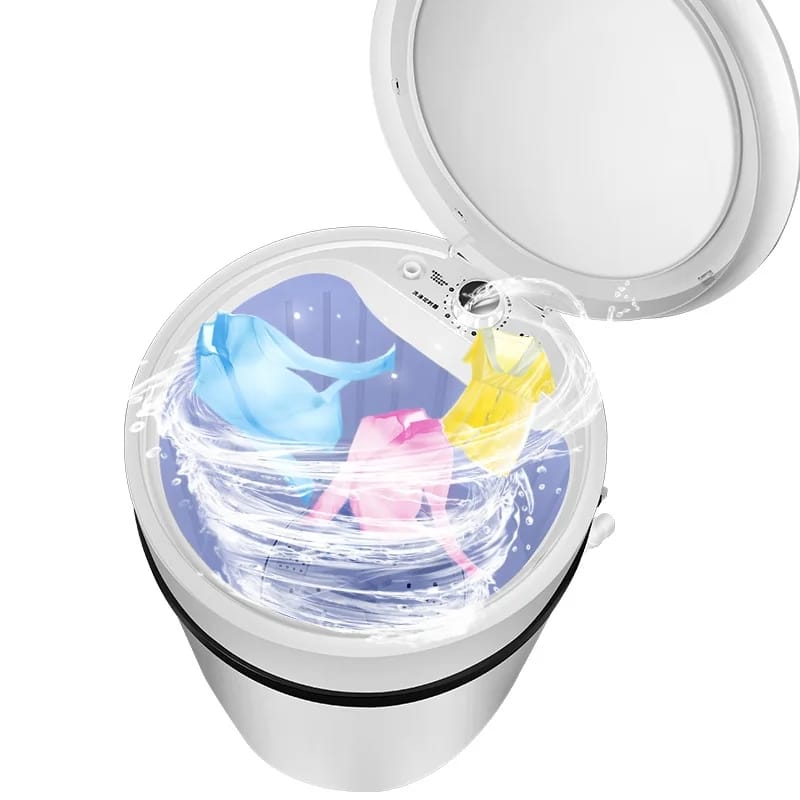 2 in 1 electric washing machine with a cleaning brush