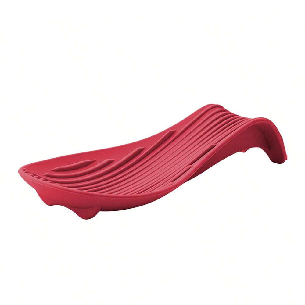 Flexible spoon rest