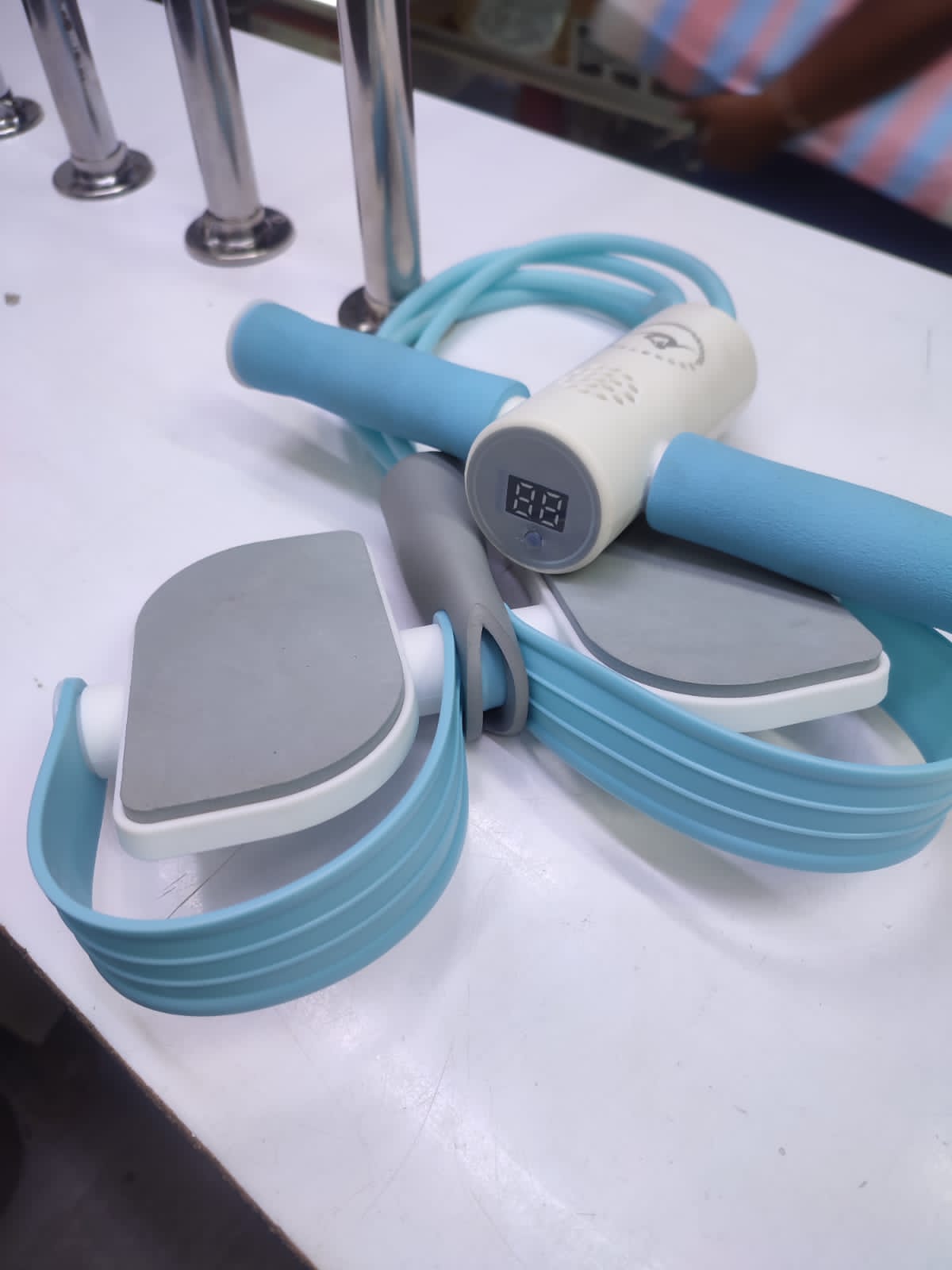 Yoga pedal puller Band with timer
