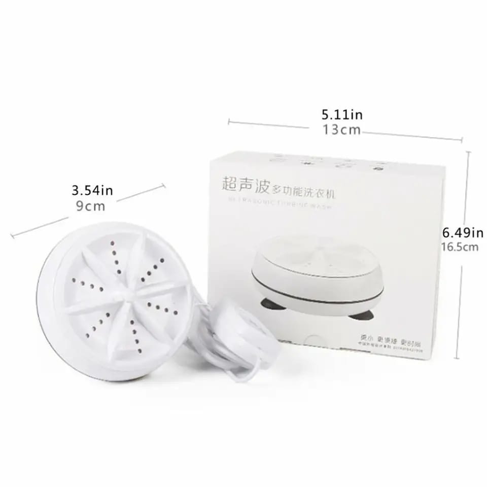 Turbine mini washing machine