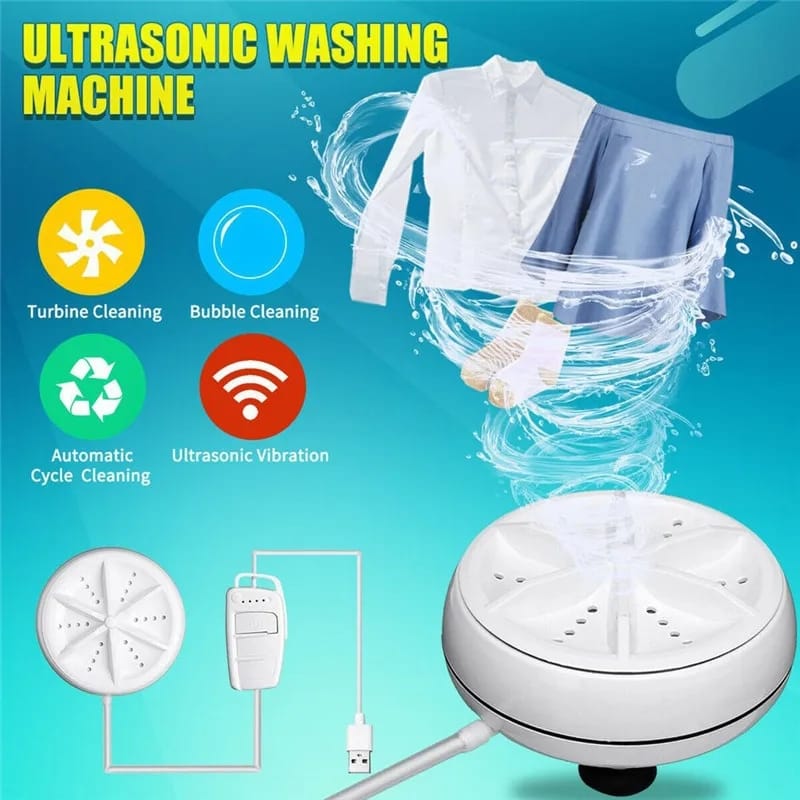Turbine mini washing machine