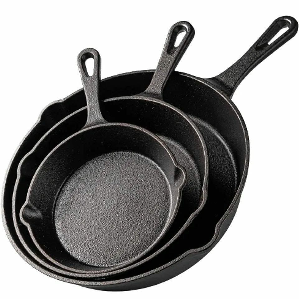 4pcs cast Iron skillets