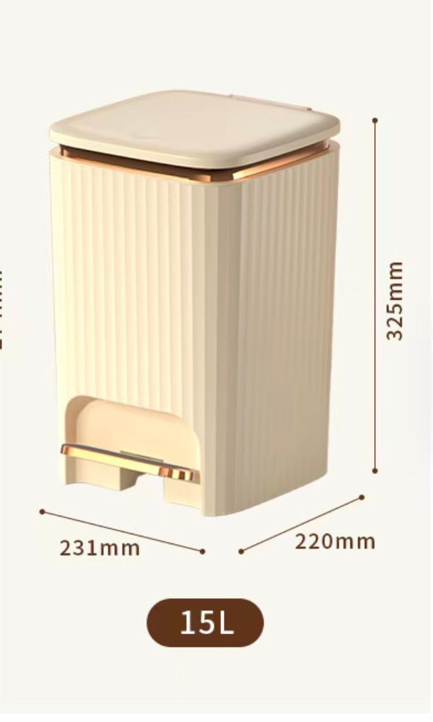 Foot Pedal dustbin/trash can.