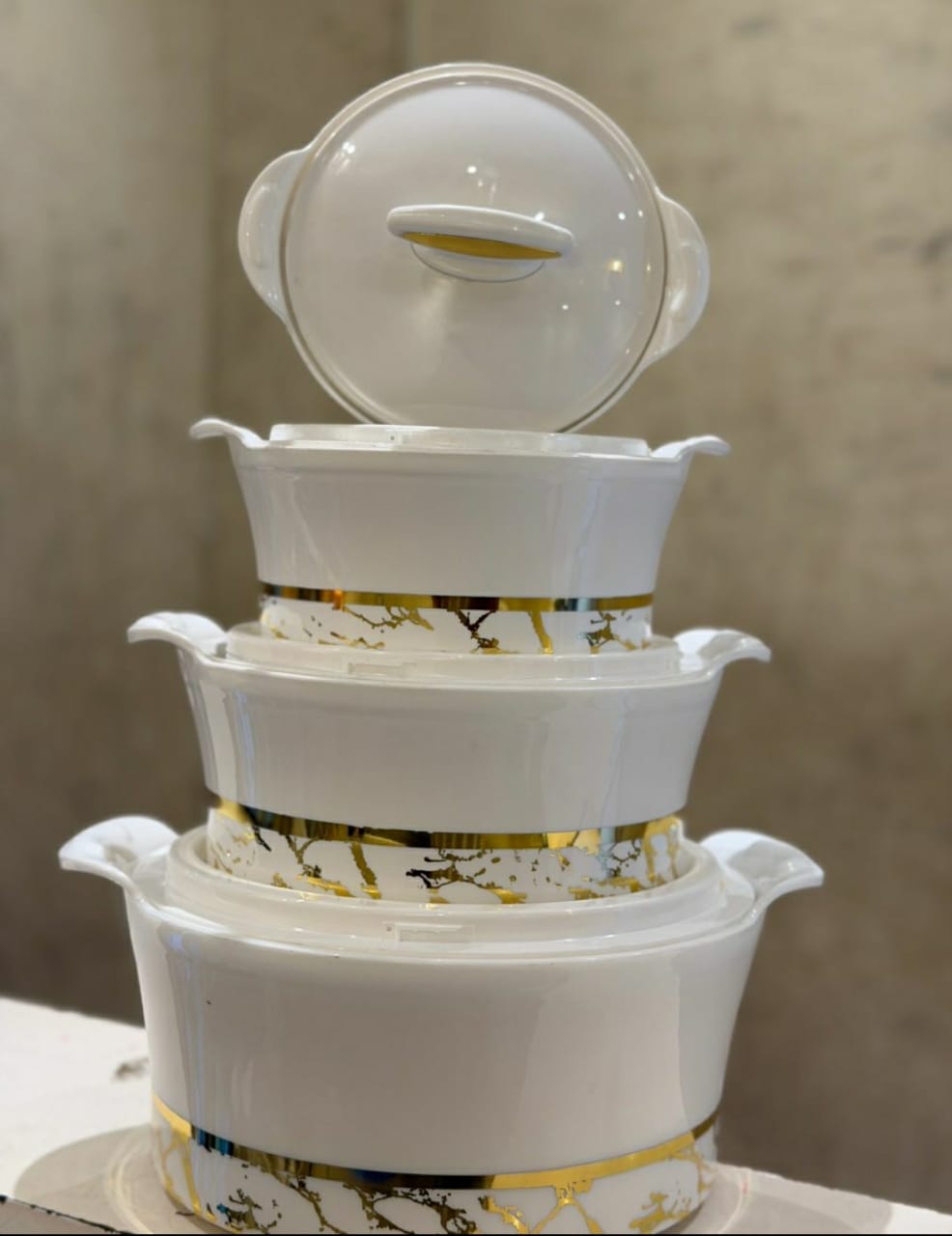 4pcs insulated casserole set