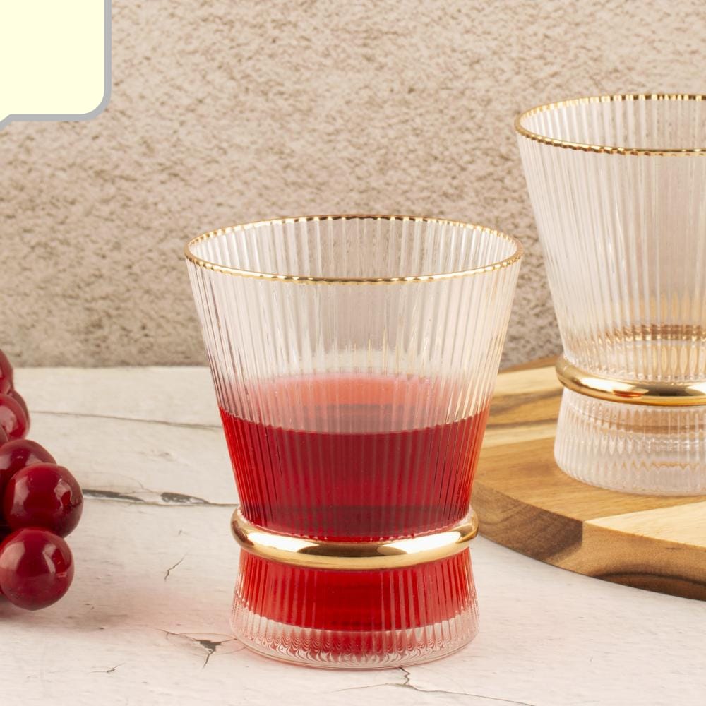 Nexus Luxe 6-Piece Hiball Glass Set 320 ml fusion of elegance and functionality