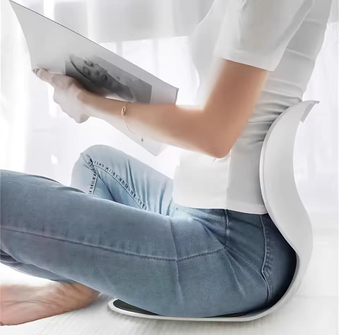 Ergonomic back support seat cushion