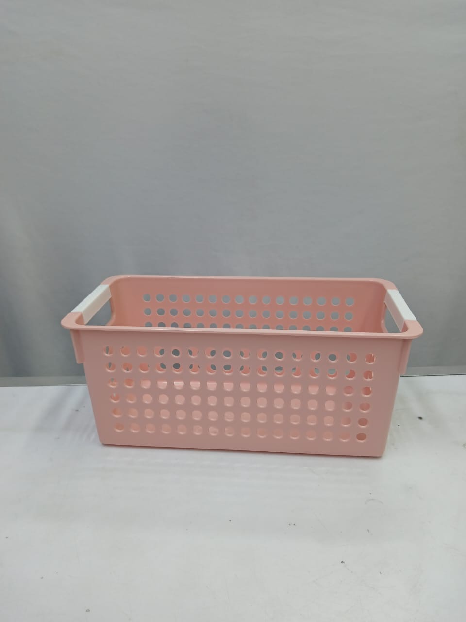 Large Binded Plastic storage basket