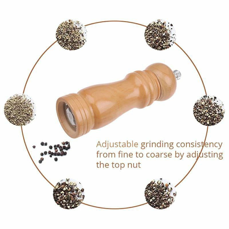 Wooden salt / pepper grinder