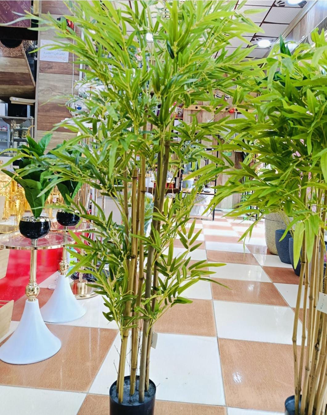 High Quality Faux Indoor Artificial Bamboo Plant, Green Plant for Living Room, Indoor, Home, Garden, Floor, Decorations