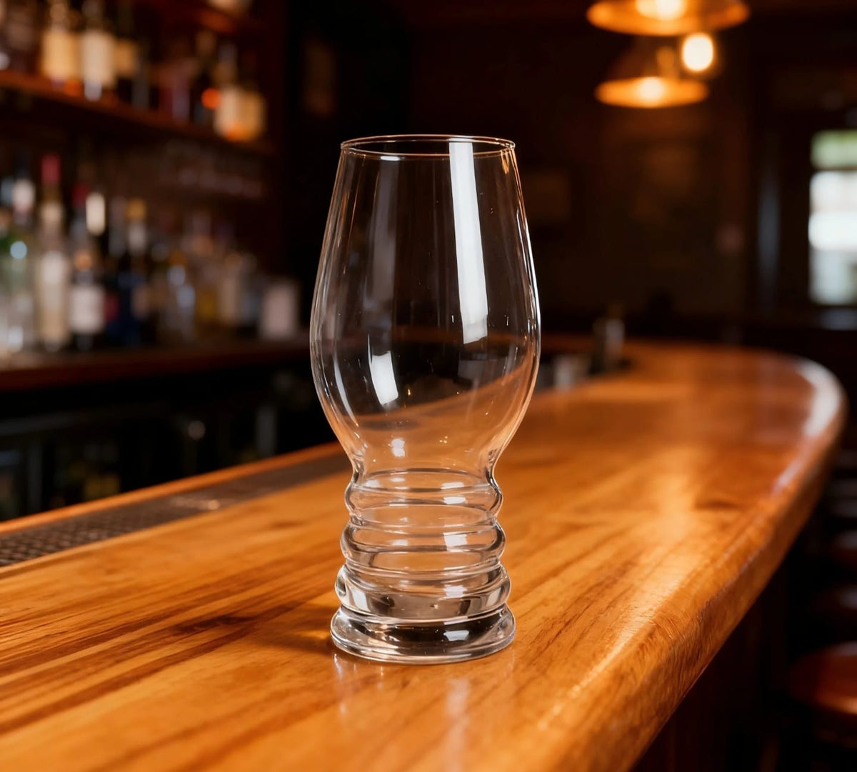 Stackable Tulip Glasses with Ridged Base