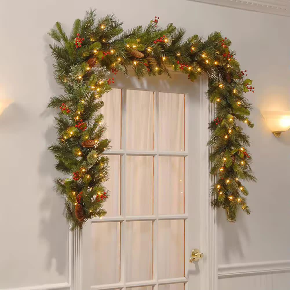 Multifunctional Christmas Predecorated Garland