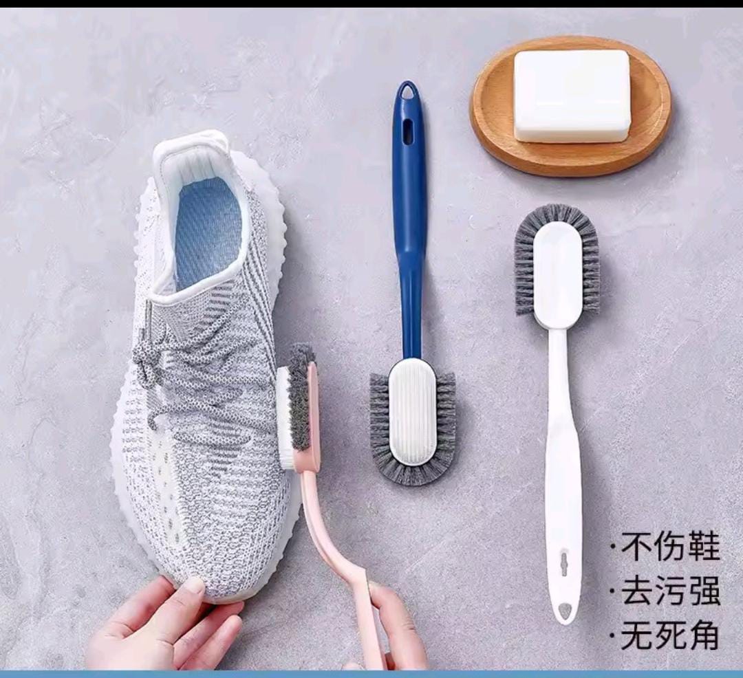 Soft bristles shoe brush cleaner