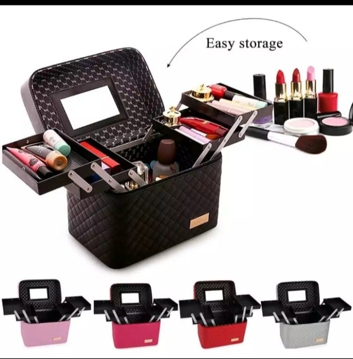 2 tier Make up box