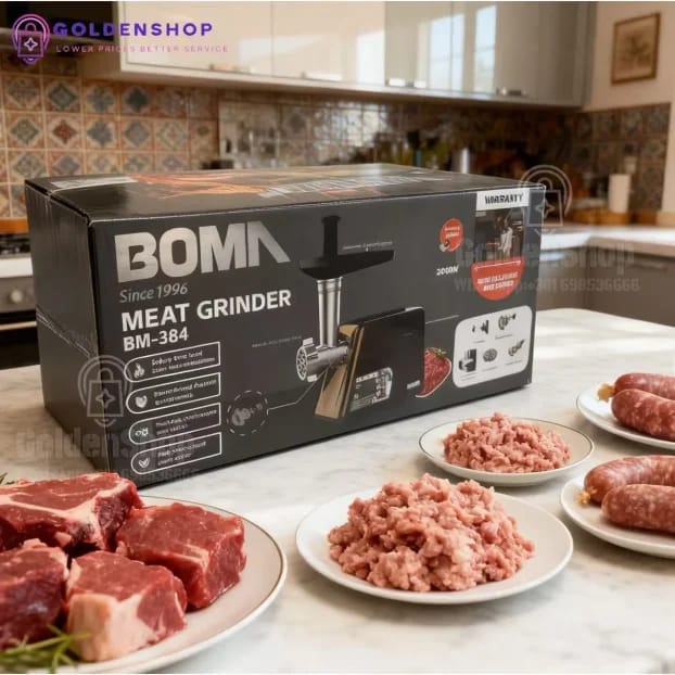 Electric Meat Grinder, 5 in 1 Heavy Duty Meat Mincer Sausage Stuffer Machine, 2000W MAX Stainless Steel Food Grinder with Sausage & Kubbe & Slicing & Shredding & Tomato Juicing Kits