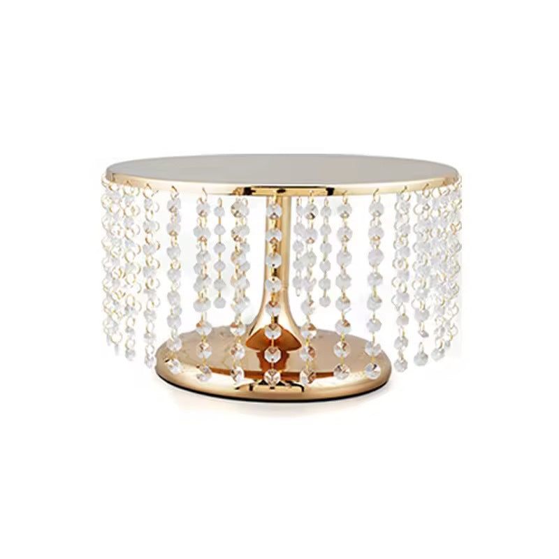 3Pcs Beaded Iron top cake stand