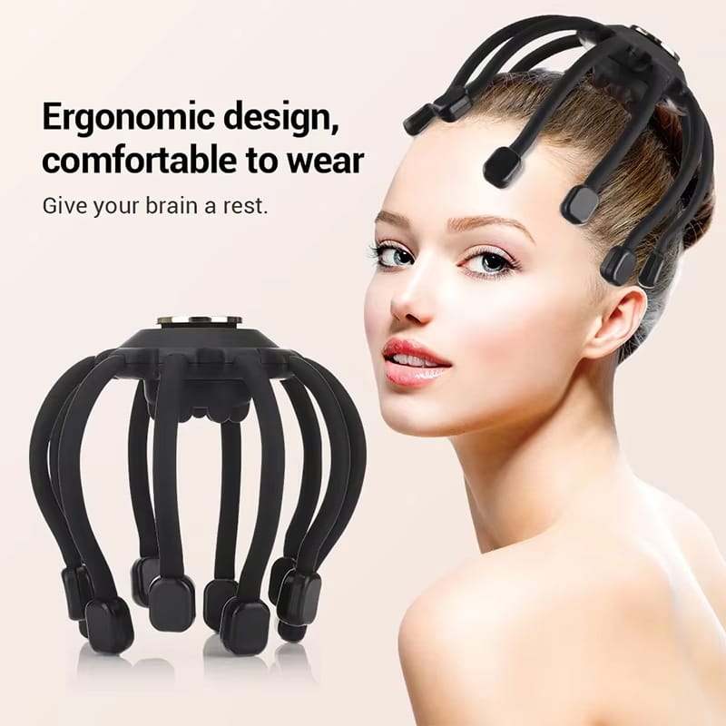 Electric Octopus claw anti stress head massager
massager for head scalp electric fully automatic
wireless multi-claw vibration head massager