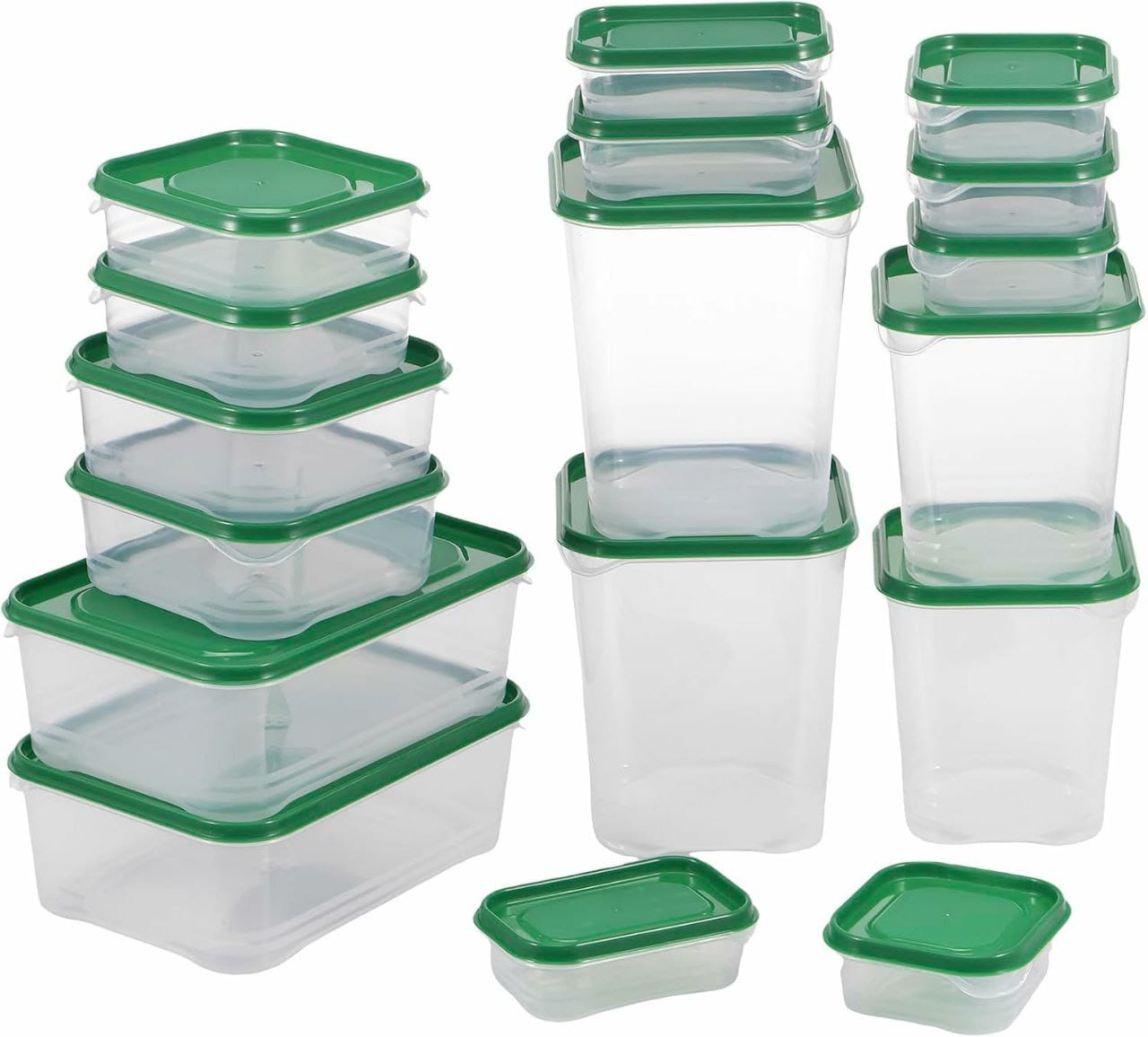 17Pcs Food Storage Boxes with Lids