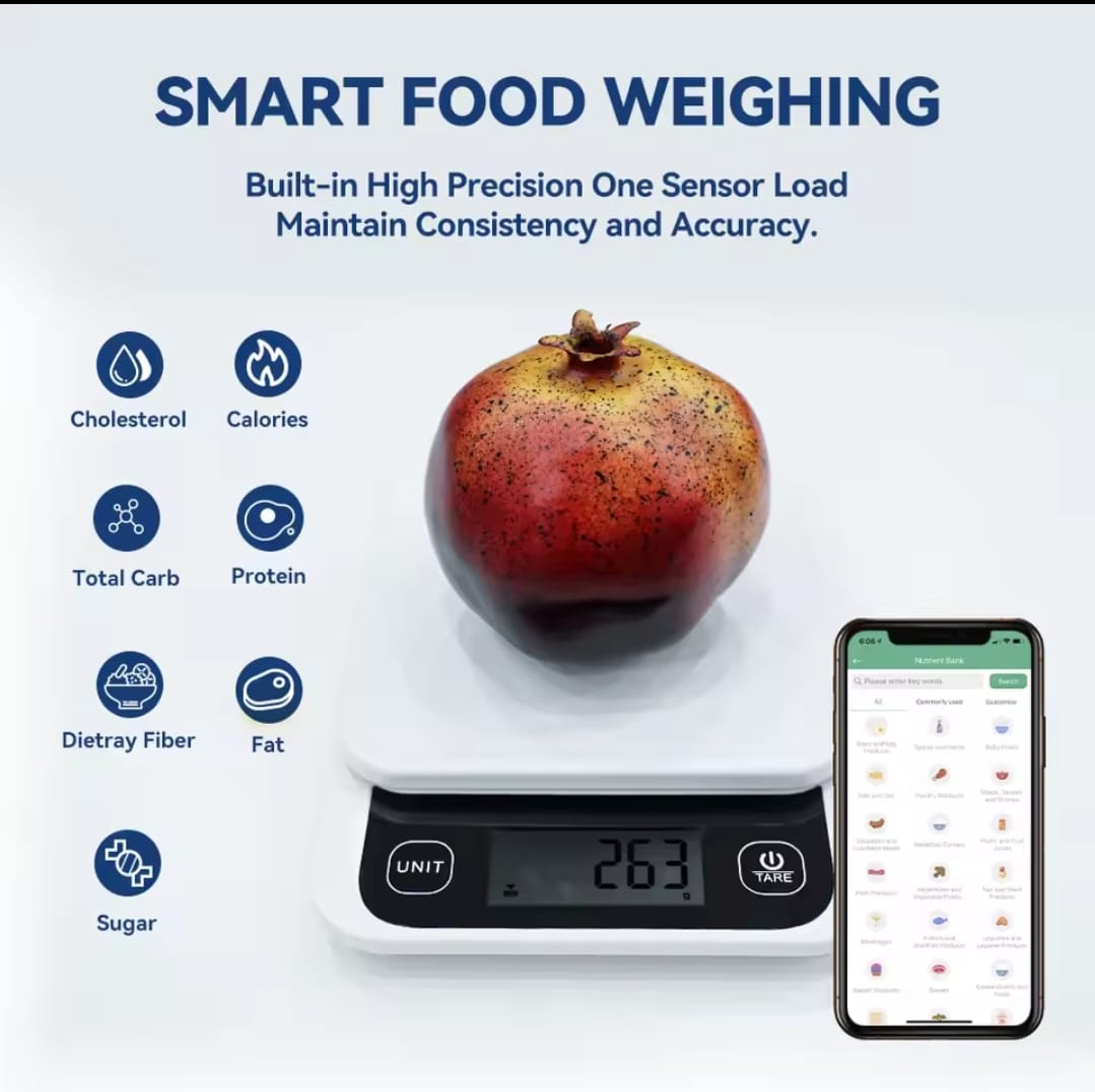 Bluetooth Digital Kitchen Weighing Scale