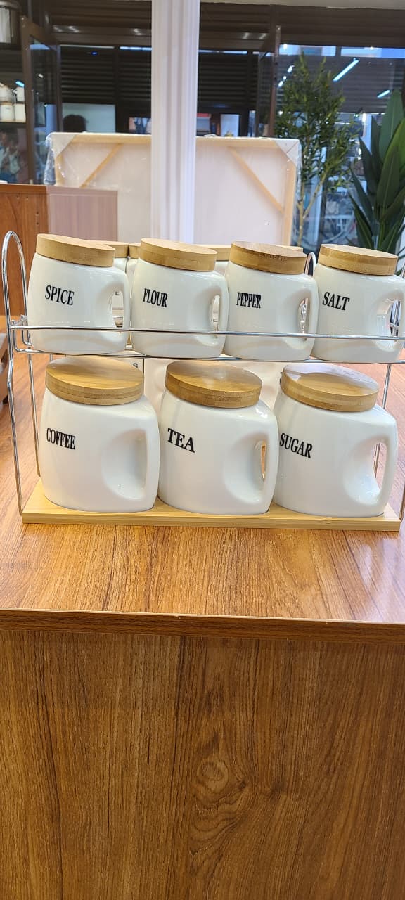 ✨Luxury 8pc -Piece Canister Set
(1 Tray + 7 Canisters )