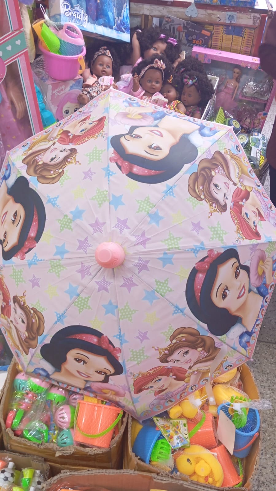Cartoon themed kids umbrella