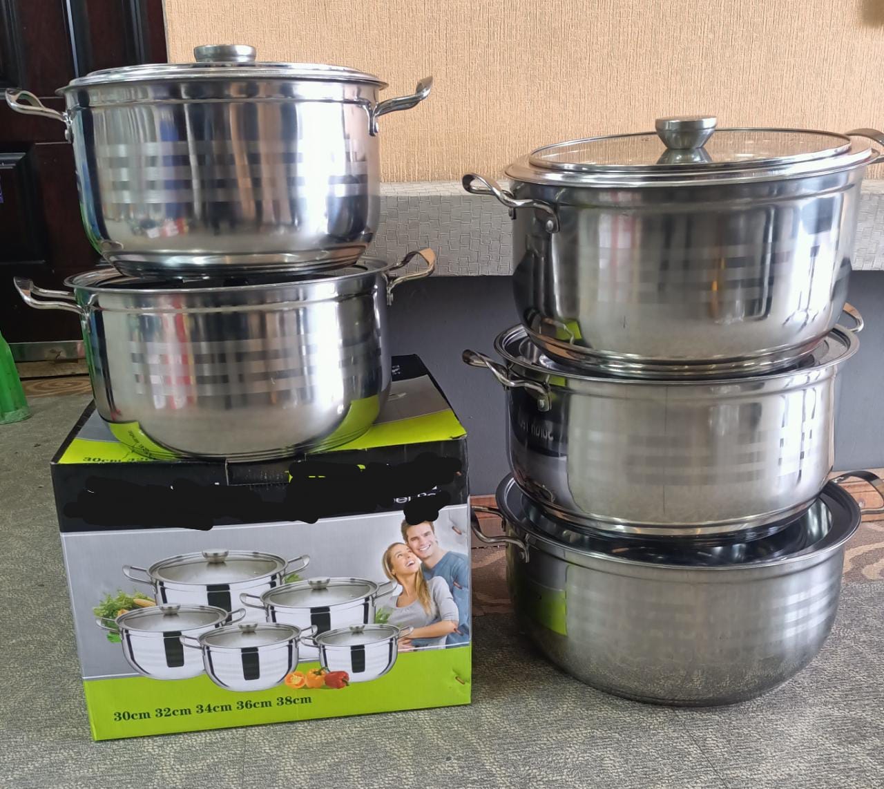10pcs Germany stainless steel pot