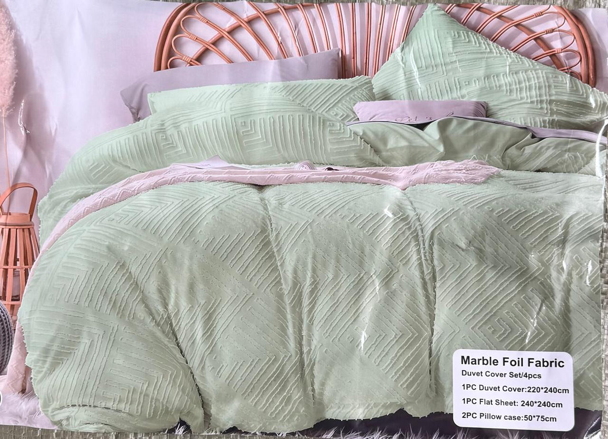 Tufted design duvet covers