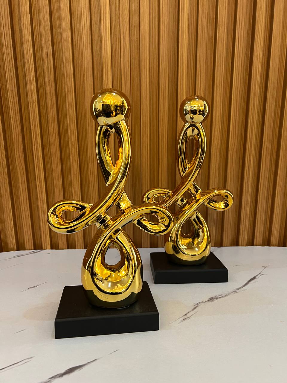 Ceramic modern art sculpture