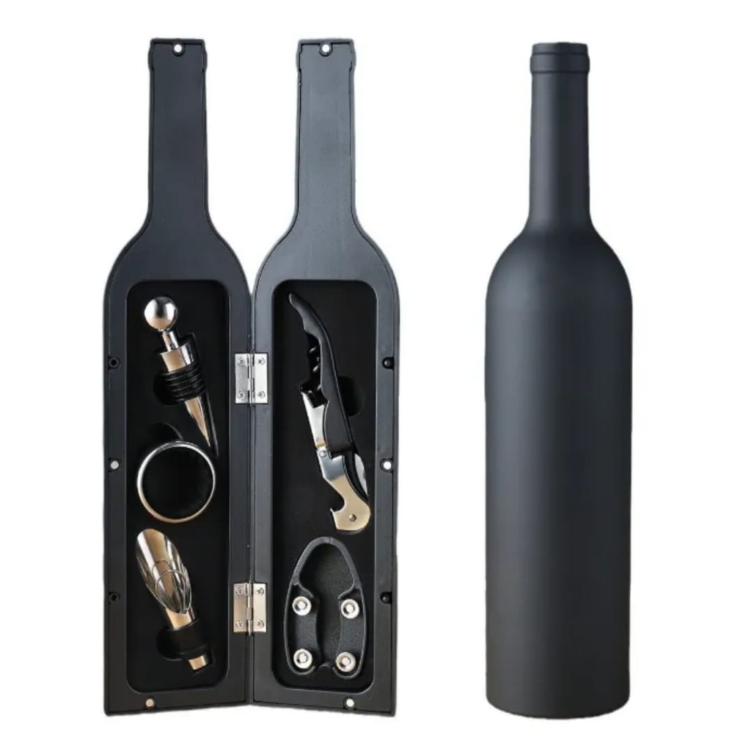 5pcs Wine Gift set Bar Tools Wine Bottle Cockscrew Opener in Pourer Kit