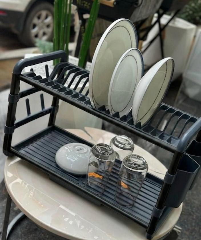 2 Tier Dish Drying Rack for Kitchen counter