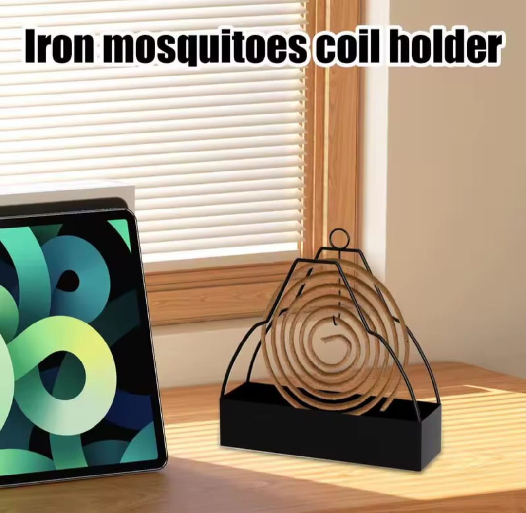 Nordic style Anti-scald mosquito cpil holder with a tray.