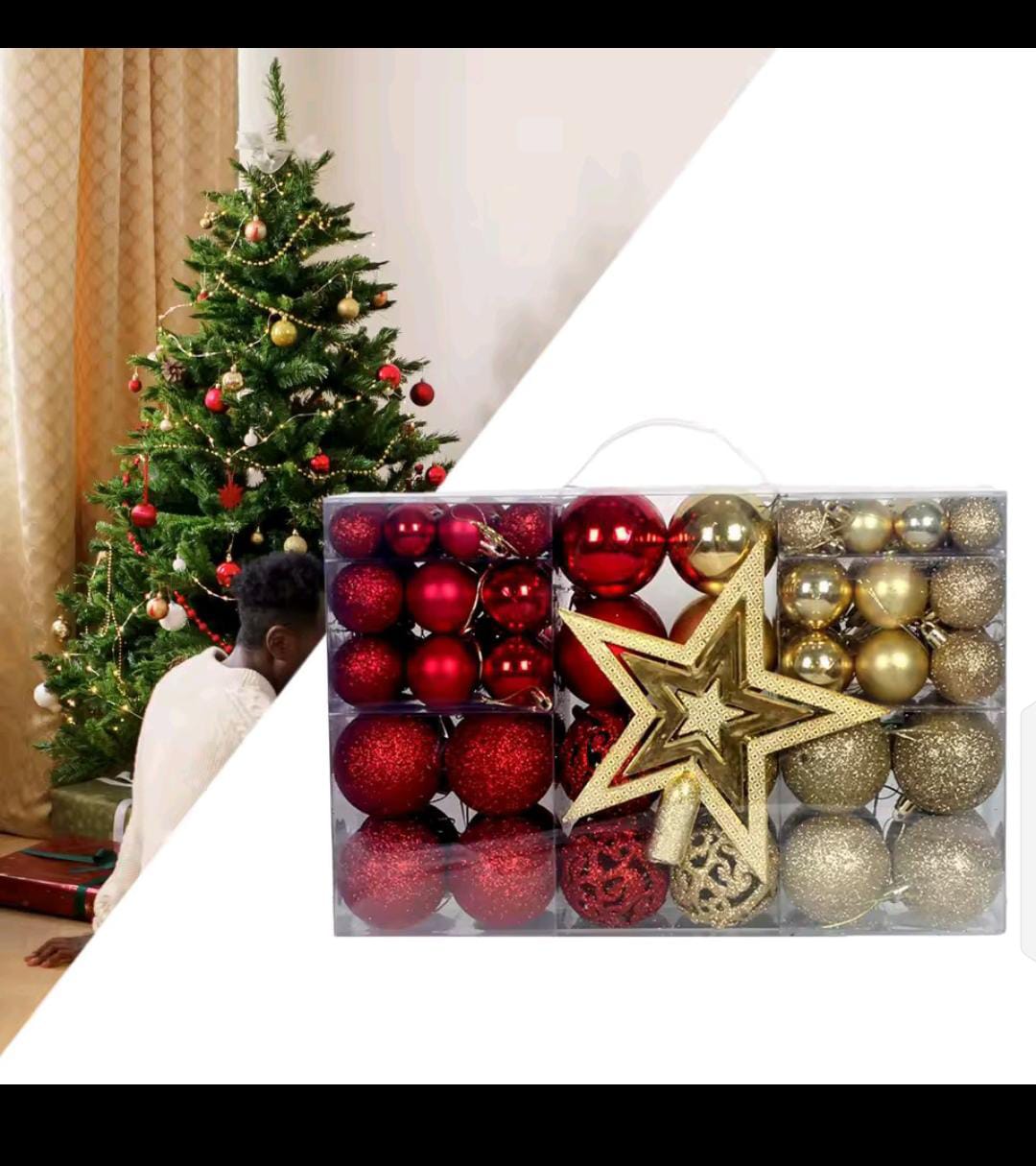 Christmas Ball Ornaments for Christmas Tree
