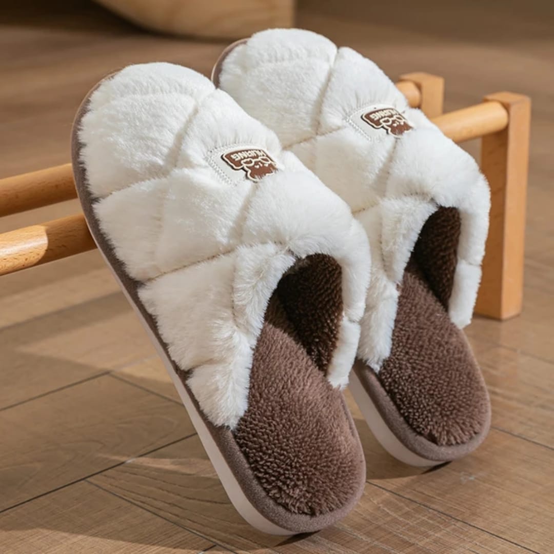 Autumn and Winter Non-slipIndoor/Outdoor Warm Cotton Home Slides