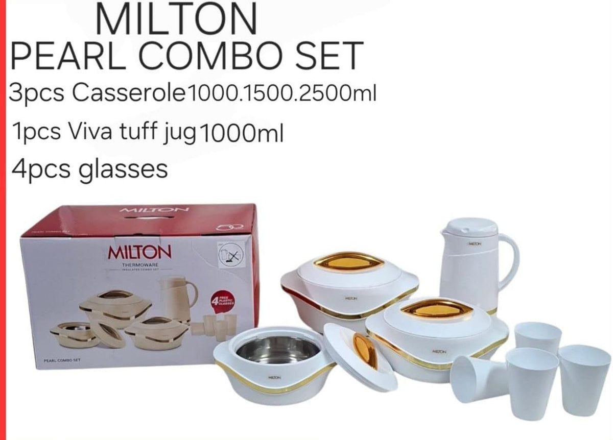 PLASTIC DESIGNER HOTPOT
MILTON - PEARL COMBO SET