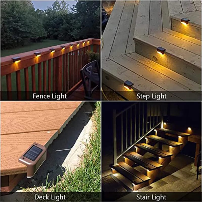 8 piece solar lights