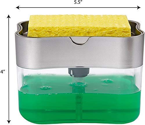 2 in 1 liquid soap pump / dispenser