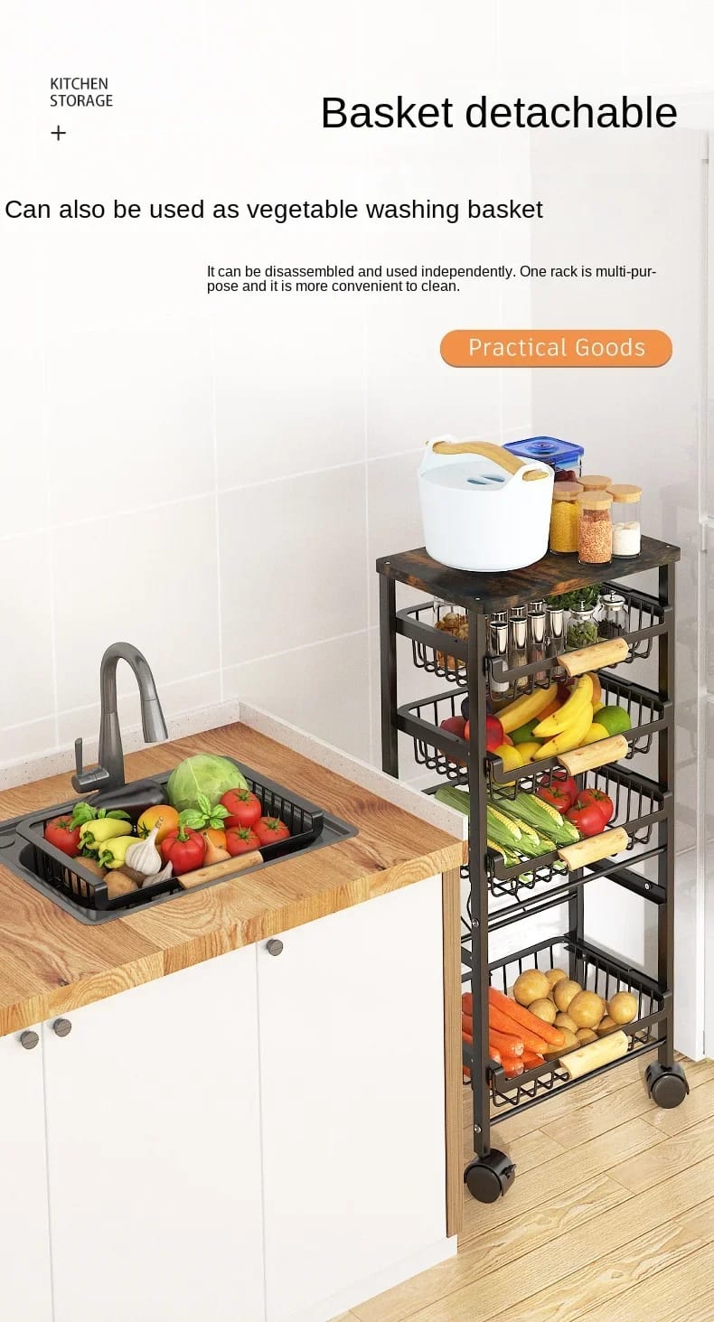 4 layer multifunctional rack