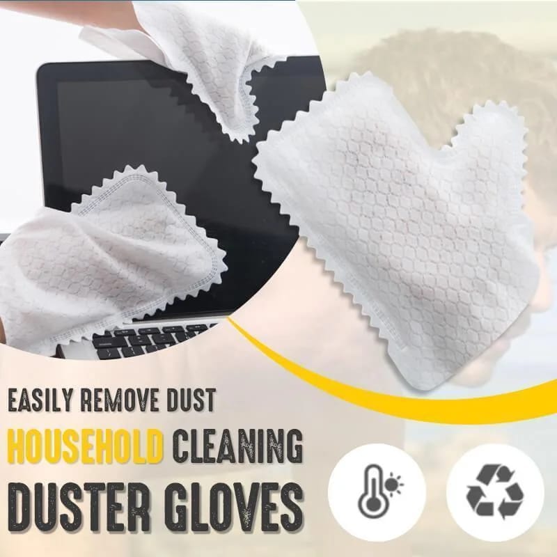 Dust removal gloves