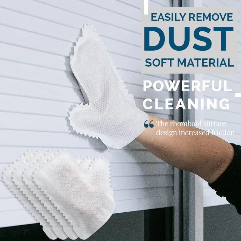 Dust removal gloves