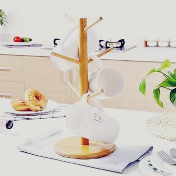 Bamboo mug stand