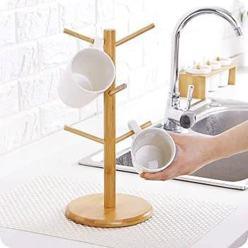 Bamboo mug stand