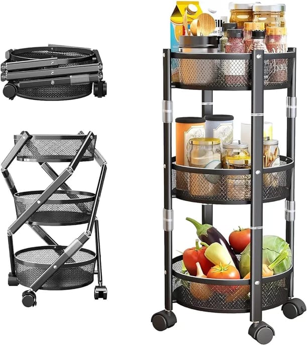 3 tier collapsible rack