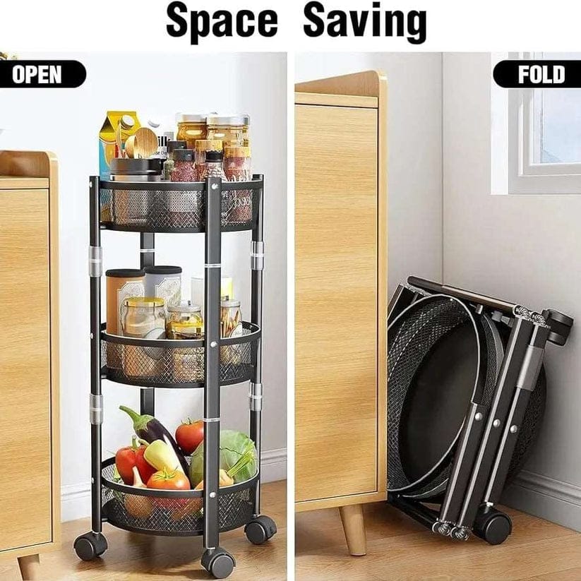 3 tier collapsible rack