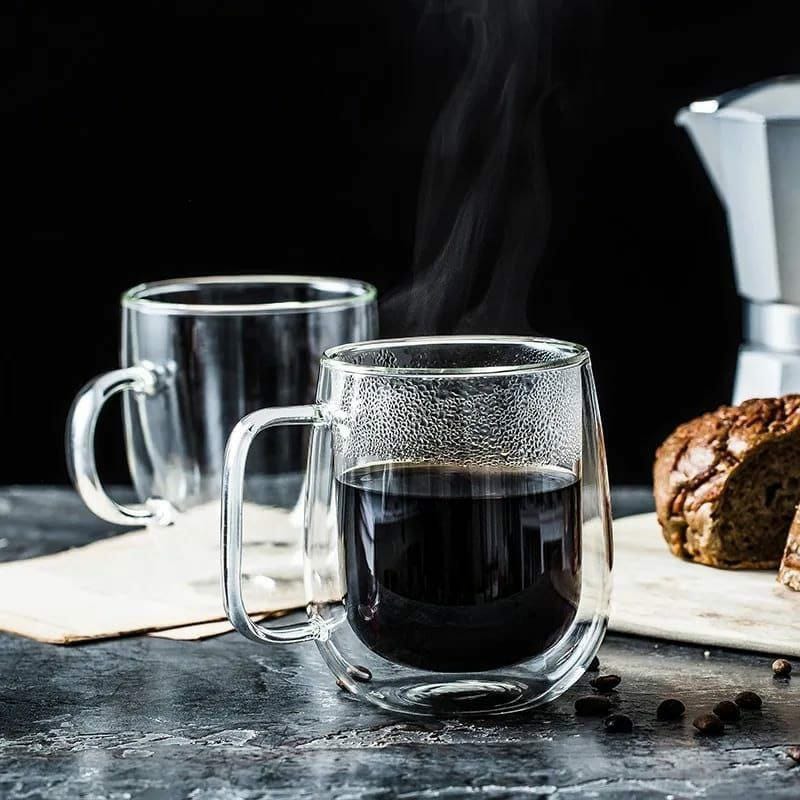 Borosilicate Double walled mug