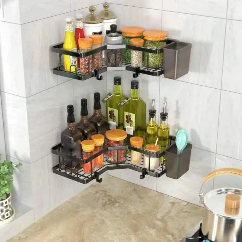 Shower caddy with toothbrush holder